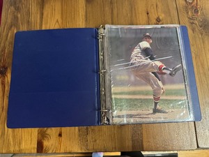 MLB 3-Ring Binder with Magazine Pages, Autographed Tom Kelly Photo and More