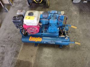 Emglo Air Compressor, 5.5 hp. Honda...