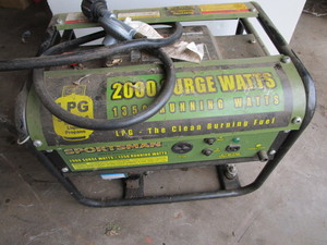 LPG Generator - Propane Fueled