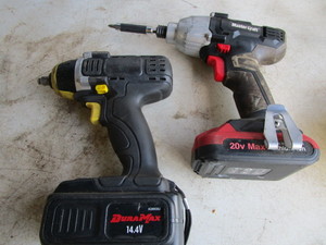 Drill & 38 Impact, No chargers