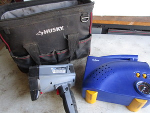 Portable Air Compressor & Husky Pouch