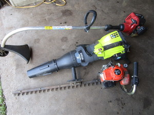 Ryobi Blower - Works, Trimmer & Weed Whip for Parts or Repair