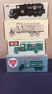 lot 14 image: 4 ADVERTISING TRUCK BANKS ALL NIB