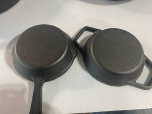 lot 46 image: CAST IRON COOKWARE
