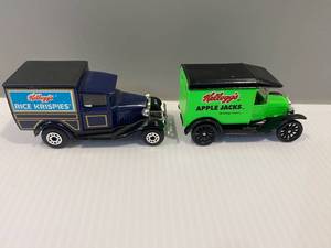 lot 85 image: KELLOGS CEREAL THEME MATCHBOX TRUCKS