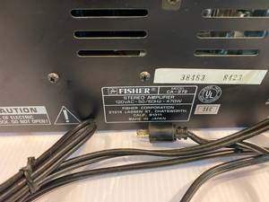 lot 90 image: FISHER AMP, DBI CASSETTE AND TUNER