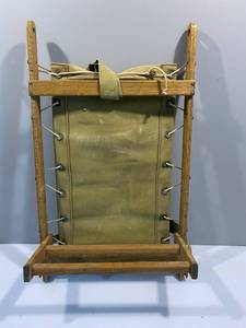 lot 98 image: VINTAGE BOY SCOUT WOODEN PACK BOARD