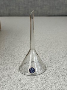 lot 46 image: 14 - Convoluted Chemical Funnels 45mm Diameter MADE IN WEST GERMANY VINTAGE ITEM