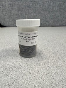 lot 60 image: 4oz. Of Bismuth Metal Lumps ACS Bi CAS 7440-69-9