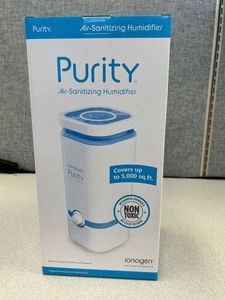 lot 66 image: Purity Air Sanitizing Humidifier IONOGEN 4.5L