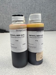 lot 64 image: 8oz. Of Methyl Red 0.2 Indicator Solution