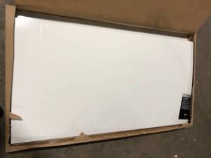 Delta Sturdifit 60 in. W x 58 in. H Five Piece Glue Up Tub Surrounds in White   Customer Returns See Pictures
