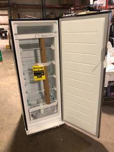 Vissani 7 cu. ft. Convertible Upright FreezerRefrigerator in Stainless Steel Garage Ready Slight Damage    Customer Returns See Pictures