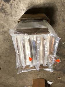 8 Pack of Drain-Sleeve 4 in. x 100 ft. Preloaded Filter Sock Drain Filtration Sleeve   Customer Returns See Pictures