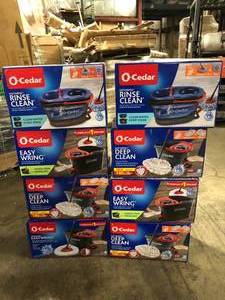 Lot of Assorted O-Cedar Mop and Bucket Various Model and Conditions Customer Returns See Pictures