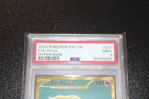 lot 4 image: 2024 Pokemon Paldean Fates Chi-Yu Hyper Rare #241091 PSA 9