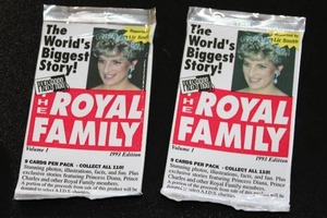 lot 29 image: 1993 Press Pass The Royal Family Unopened Pack Lot  25 Packs