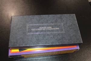 lot 35 image: 1988 Topps Gallery of Champions Aluminum Replica Complete Set Lot  3 Complete Sets