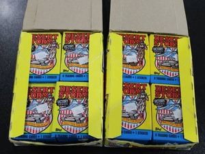 lot 40 image: 1991 Topps Desert Storm Trading Cards Unopened Pack Lot  71 Packs