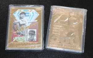 lot 47 image: 1996 Ted Williams & Eddie Murray 23K Gold Commemorative Card Lot  2 Cards