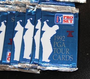 lot 59 image: 1992 Pro Set PGA Tour Unopened Pack Lot  24 Packs