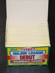 lot 61 image: 1989 Topps Major League Debut Box Set  Ken Griffey Jr. Rookie Card