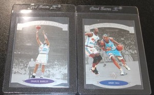 lot 68 image: 1996 Upper Deck SP All Stars Hill Barkley & 2 Premier Prospects Kevin Garnett Lot  4 Cards