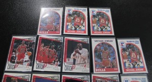 lot 78 image: Michael Jordan Basketball Card Lot  18 Cards