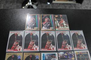 lot 79 image: Michael Jordan Basketball Card Lot  18 Cards