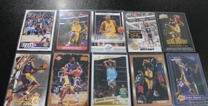 lot 92 image: Kobe Bryant Basketball Card Lot  15 Cards