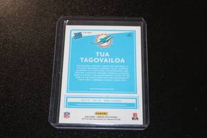 lot 100 image: 2020 Donruss Optic Tua Tagoviloa Rated Rookie #152 Blue Hyper Prizm Rookie