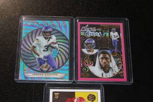 lot 138 image: 2023 Jordan Addison Rookie Card Lot  3 Rookie Cards