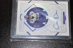 lot 142 image: 2020 National Treasures Cameron Dantzler Autograph #136 Autograph Rookie Card 2525  Only 25 Exist