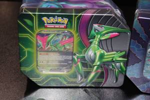 lot 125 image: Pokemon Iron Leaves EX  Walking Wake EX Tin Set Lot  2 Tins  10 Unopened Packs