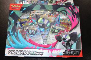 lot 127 image: Pokemon Grafaiai EX Box Lot  2 EX Boxes  8 Unopened Packs