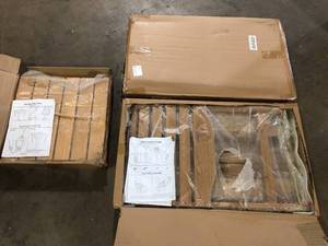 2 Folding Wood Adirondack Chairs and Table Various Models and Conditions Customer Returns see Pictures