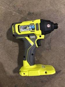 RYOBI ONE 18V Cordless 14 in. Impact Driver (Tool Only)  Customer Returns see Pictures