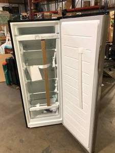 Vissani 7 cu. ft. Convertible Upright FreezerRefrigerator in Stainless Steel Garage Ready Slight Damage Customer Returns see Pictures