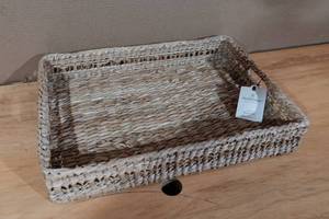 lot 32 image: Hearth & Hand Woven Tray 19.75x14.25