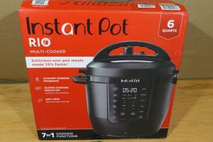 lot 39 image: Instant Pot 6-Quart Multi-Cooker