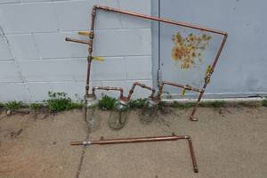 lot 91 image: Copper Pipe Distilling System