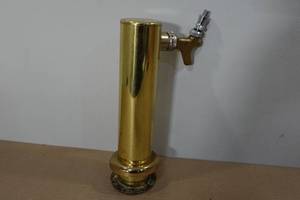 lot 115 image: Brass Beer Tap Tower