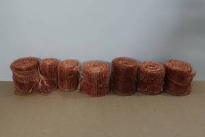 lot 128 image: 5.14lbs of Copper Mesh for Distilliing