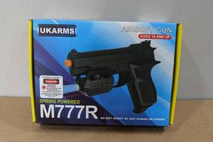 lot 139 image: UKArms M777R Spring Powered Airsoft Gun with Laser
