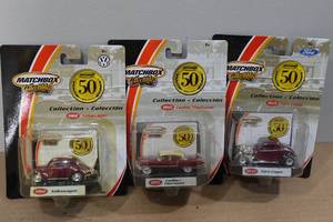 lot 187 image: 3 Matchbox 50 Years Collection Die Cast Model Cars