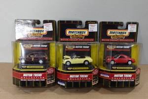 lot 189 image: 3 Matchbox Motor Trend Collection Die Cast Cars