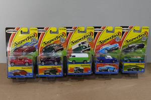 lot 192 image: 5 Matchbox Super Fast Collection Die Cast Cars