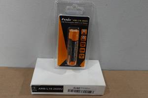 lot 210 image: Fenix USB Rechargeable 18650 Li-ion Battery