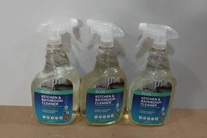 lot 237 image: 3 Ecos Pro Kitchen & Bathroom Cleaner 32oz