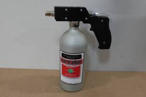 lot 251 image: Milwaukee Sprayer Sure Shot Sprayer  Silver Anodized Aluminum